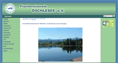 Desktop Screenshot of fv-oeschlesee.de